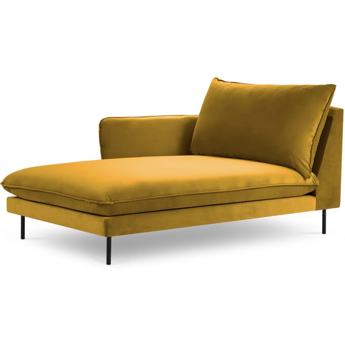 Chaise longue Vienna links velvet | Cosmopolitan Design