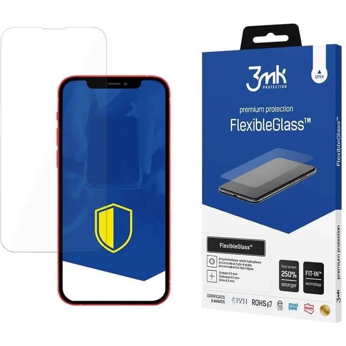 3mk - iphone 13 Mini - Screenprotector - 250% Bescherming - FlexibleGlass™