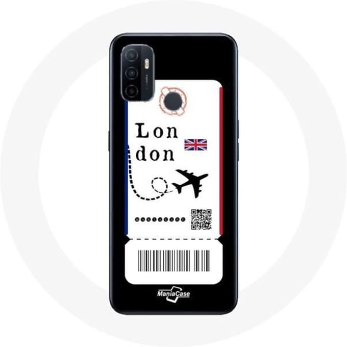 Coque Oppo A53 Billet d'avion London