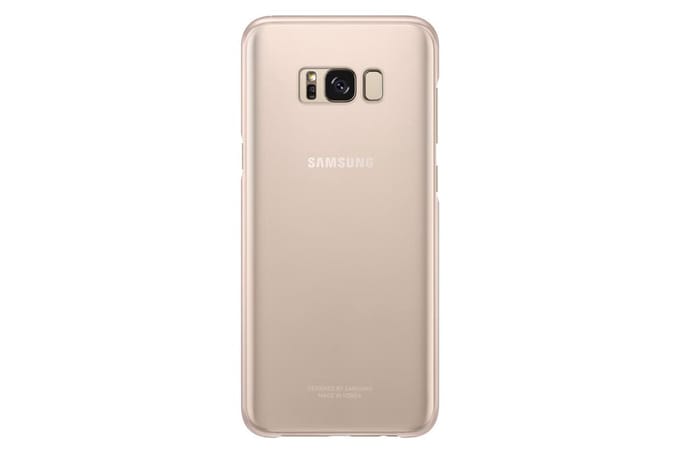 Samsung clear cover - roze - voor Samsung G955 Galaxy S8 Plus