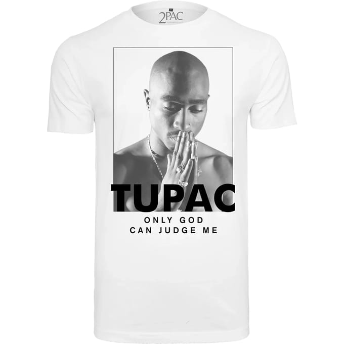 Mister Tee Tupac - 2Pac Prayer Heren Tshirt - L - Wit