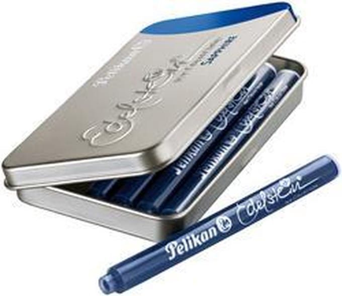 Pelikan Tintenpatrone Edelstein Ink GTP/6 Tanzanite Etui