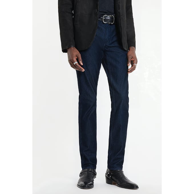 John Varvatos J702 - Slim Fit Black/blue Maat: 29 | Slim Jeans Outlet | Heren | Blauw