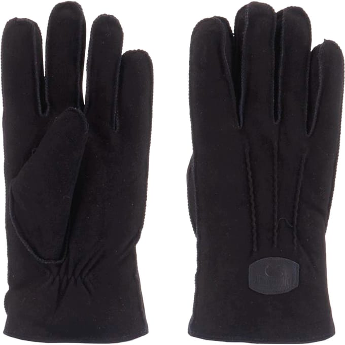 Warmbat - Maat S - Goat Heren Handschoenen - Zwart