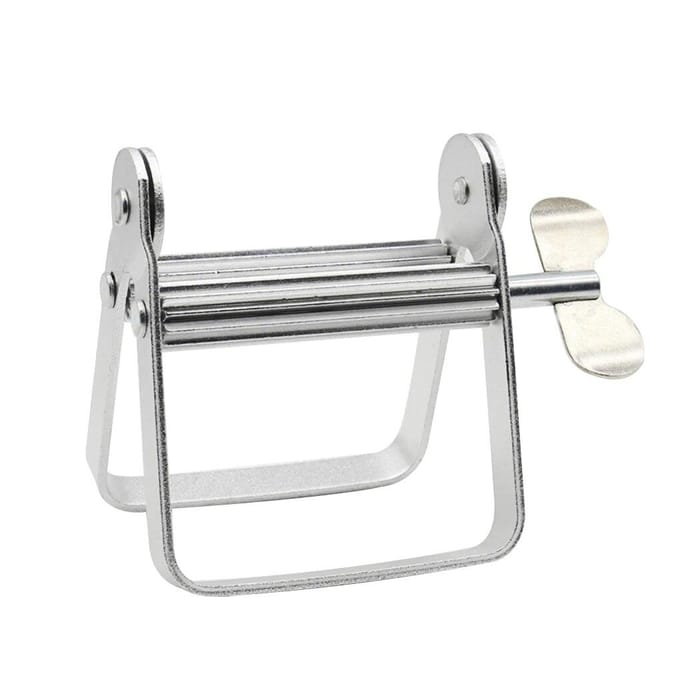 Aluminiumlegering Knijper Tandpasta Dispenser Tube Wringer Hand Roller Tool white