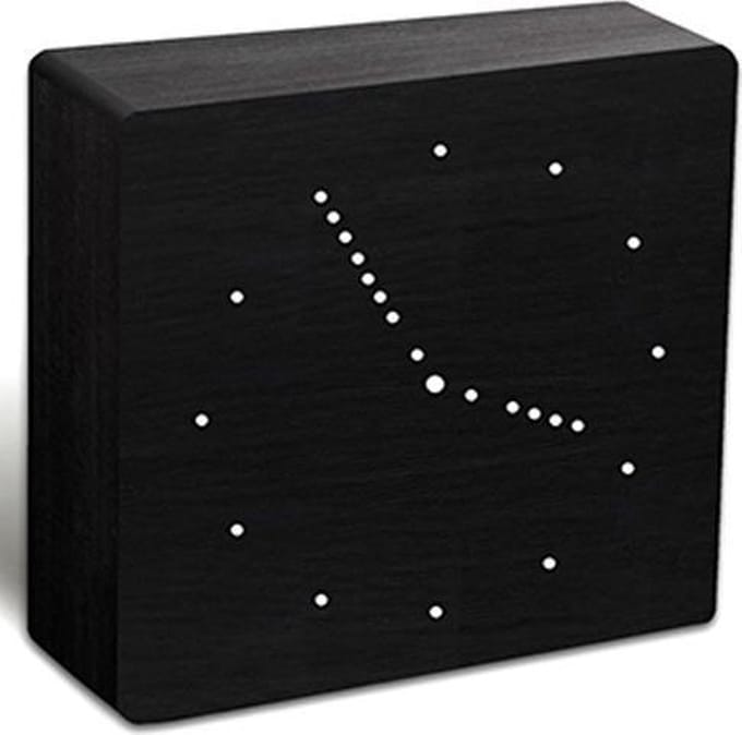 Gingko Analoge ClickClock Zwart