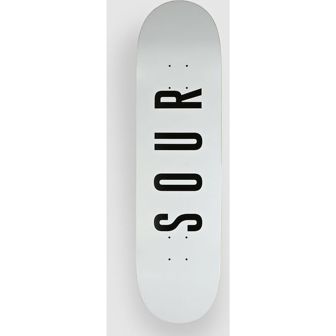 Sour Solution Sour Army - White 8.25" Skateboard Deck patroon