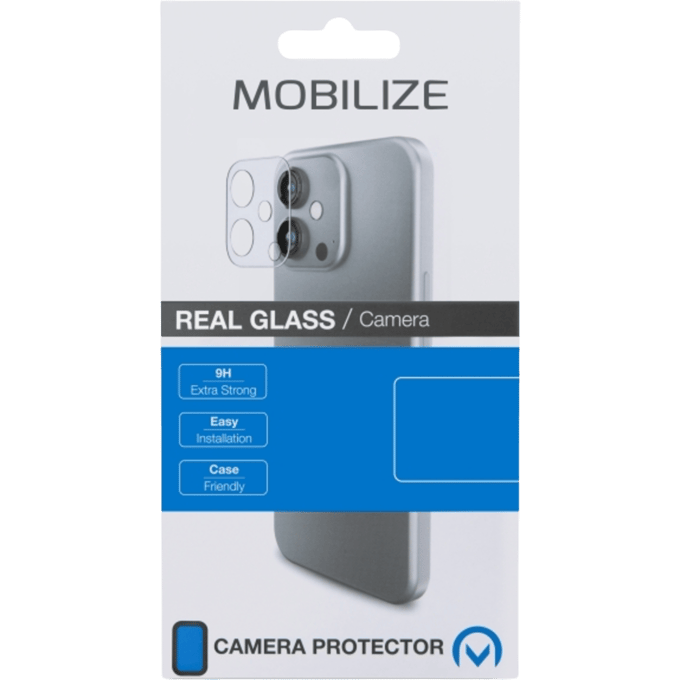 Mobilize Screenprotector geschikt voor Samsung Galaxy S23 Glazen | Mobilize Camera Protector - Case Friendly