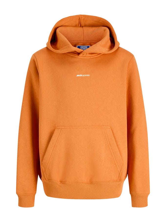 JACK&JONES - JCOCLUB BACK SCRIPT PRINT SWEAT HOOD JNR - Jongens - Sweaters