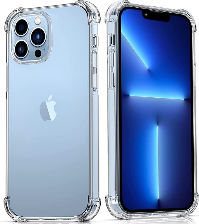 Anti Shock Silicone Hoesje Geschikt voor iPhone 15 Pro Max - Transparant - ZT Accessoires