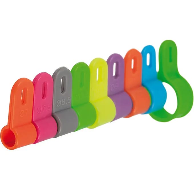 Plastic ringen 7 kleuren Stepland (x100)