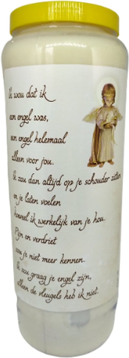 Noveenkaars Ik wou dat - 9 dagen brander - set van 5 stuks