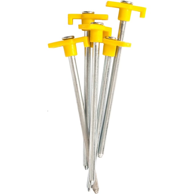 Trespass Rockie Rock Pegs (5 In Pack) (Zilver)
