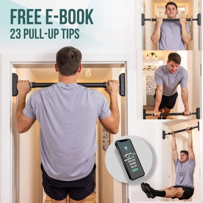 Teleskopische Optrekstang - Dipstang - Multifunctioneel - Mat Zwart - 110 kg - 200 kg Belastbaarheid