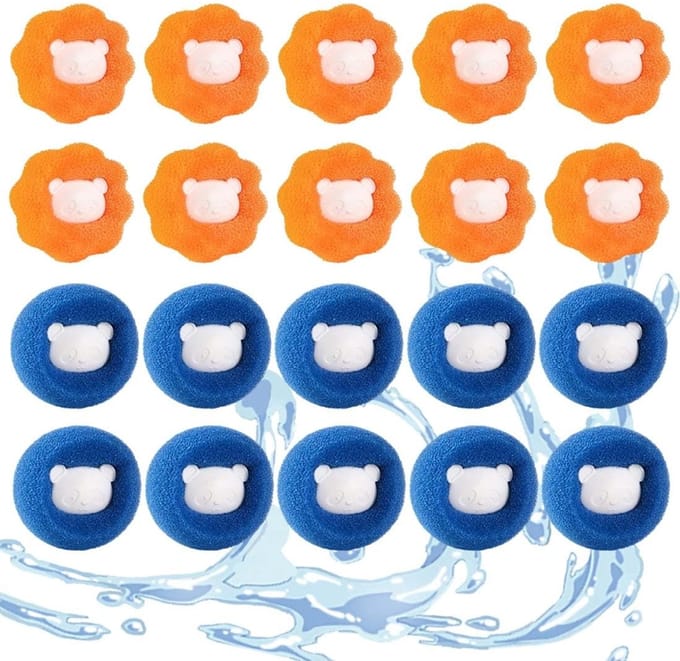 Dailygoods- Opvangballen 20 Stuks - Herbruikbare Wasballen