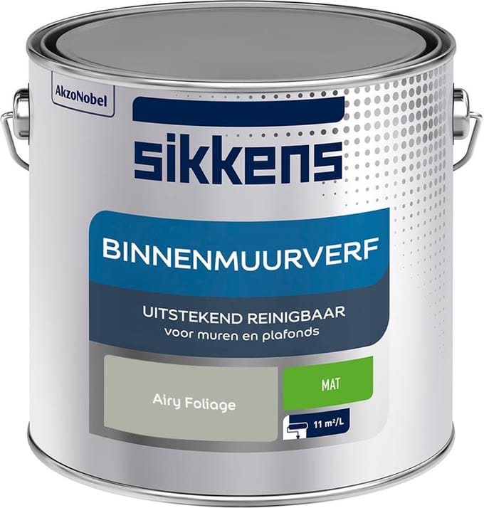 Sikkens - Binnenmuurverf Mat - Airy Foliage - Mengverf - 2,5 L