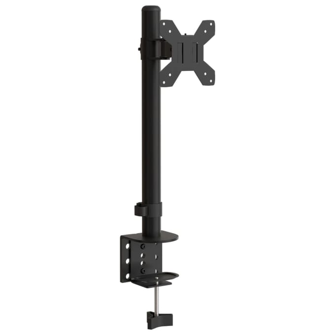 vidaXL - Monitorbeugel - VESA - 75/100 - mm - zwart - staal