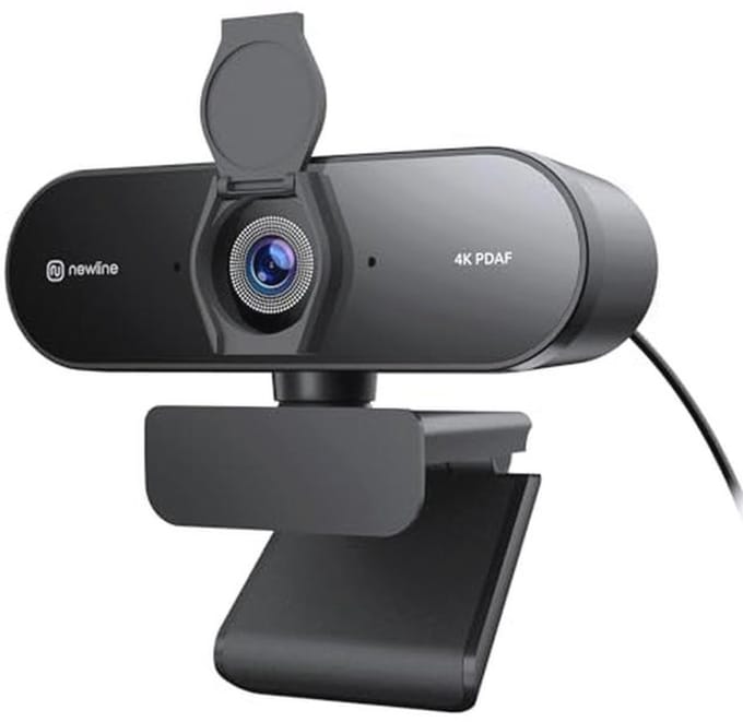 4K Webcam voor PC met Autofocus en 1080P @60FPS