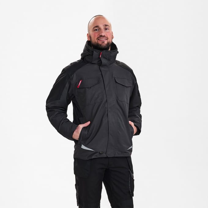 Engel Galaxy winterjack 1410-354 - Anthracite Grey / Black - L