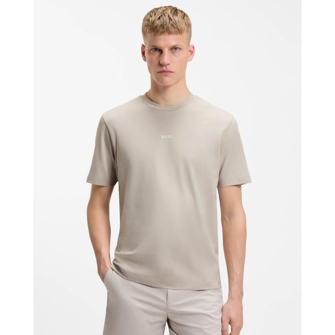 regular fit T-shirt van katoenmix model 'TCHUP'