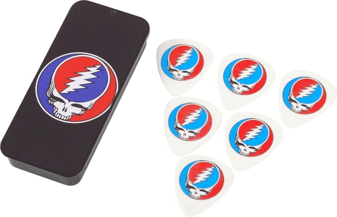 Grateful Dead opbergblikje met plectrums medium