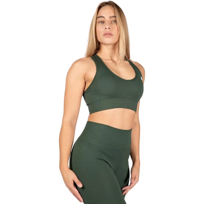 Gorilla Wear Neiro Seamless Sport Beha - Legergroen - M/L