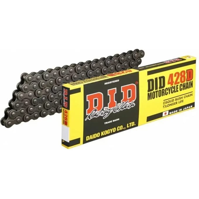 Motorfiets rolketting D.I.D 428D(B&B) X 134 Mail. Rj