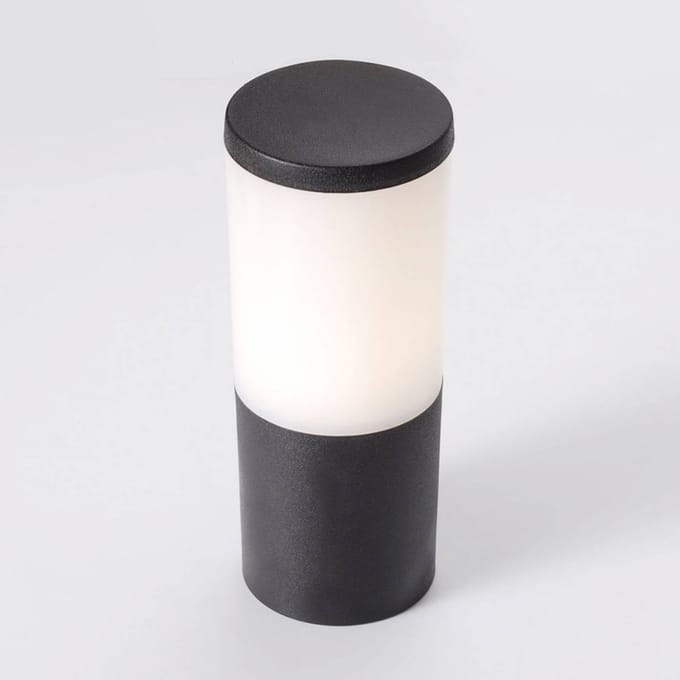 Fumagalli Amelia LED sokkellamp, CCT, zwart, hoogte 25 cm