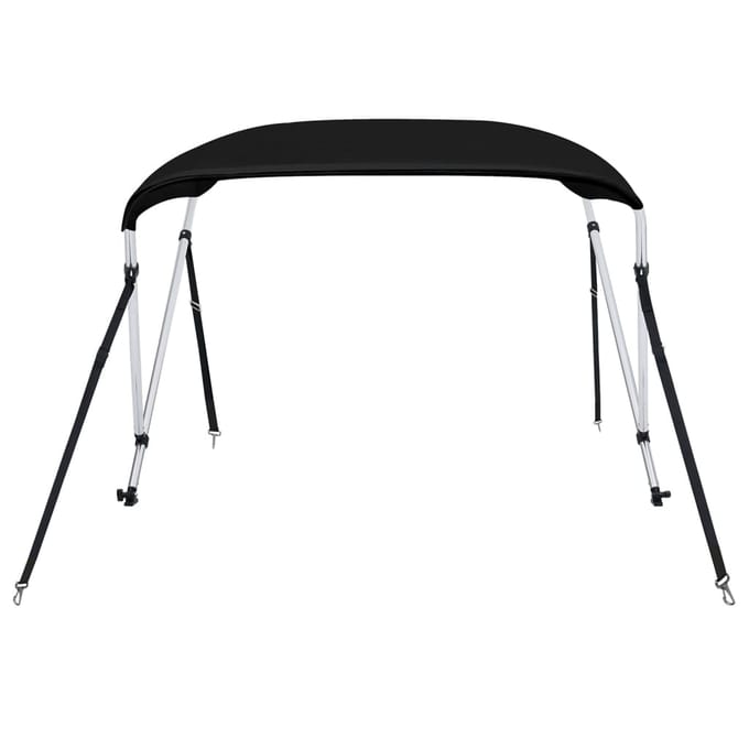 vidaXL - Biminitop - 2 - bogen - 150x120x110 - cm - zwart