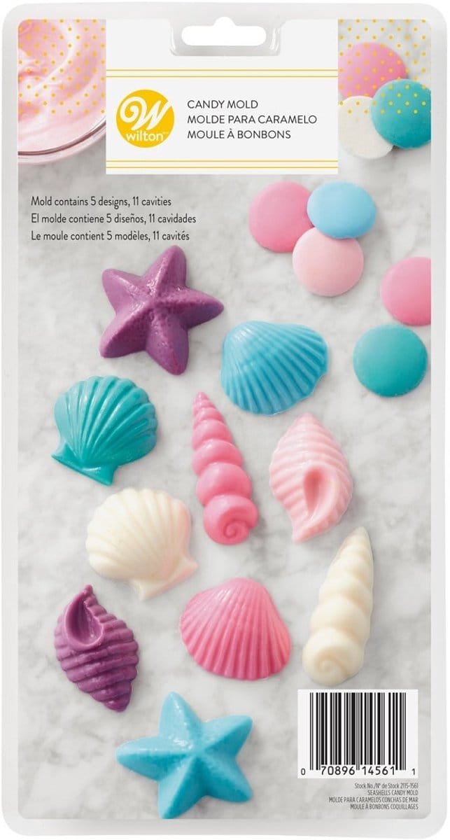 Wilton Candy Mold - Schelpen - Chocolade Mal - Bakvorm Chocolade