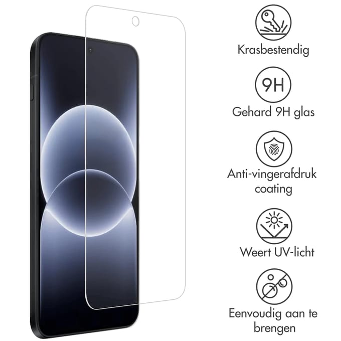 Accezz Screen Protector - Geschikt voor OnePlus 15R - Gehard Glas Screenprotector