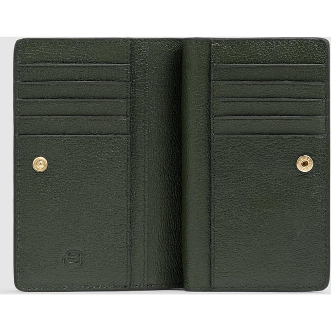 Middelgrote portemonnee vrouw Piquadro PD6661W140R-N Zwart