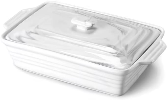Aristocratic Bordenset - Marmer Look - 2700ML - Lasagne - Braadslede - Rechthoekige schaal