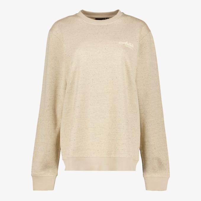 Unsigned fijngebreide heren trui beige - Maat S