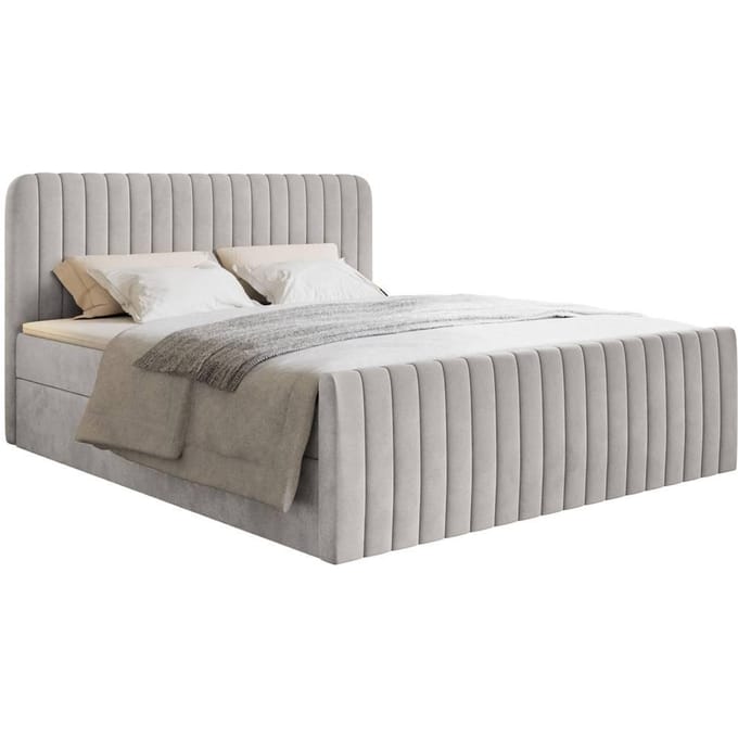 Boxspring Adrien velvet met opbergruimte 200x200 | NADUVI Collection