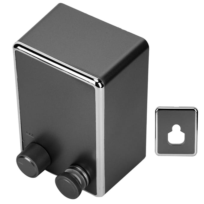 Étendoir à linge rétractable mural en acier inoxydable durable pour intérieur balcon Black gray