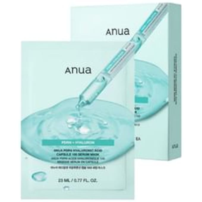 [Anua] PDRN Hyaluronic Acid Capsule 100 Serum Mask 23ml*1EA 10EA white