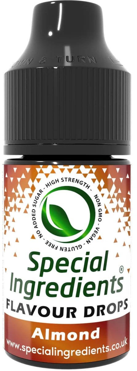 Amandel Smaak Druppels - 30 ml - Smaakdruppels - Flavour Drops - Moderne Gastronomie - Moleculair Koken - Hersluitbare Pot - Recycled Plastic