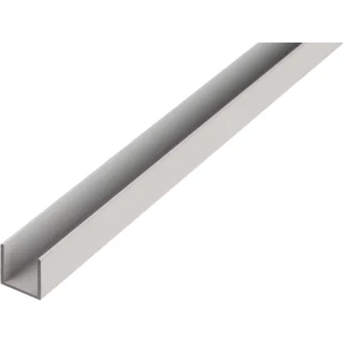 Alberts U-profiel - Aluminium - 8x8x1mm 2m
