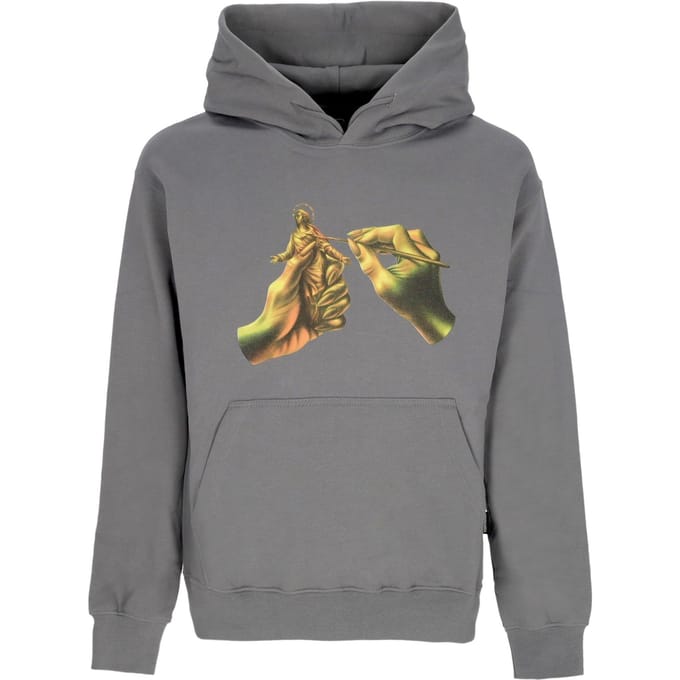 Dominet Hoodie Grijze Herenhoodie