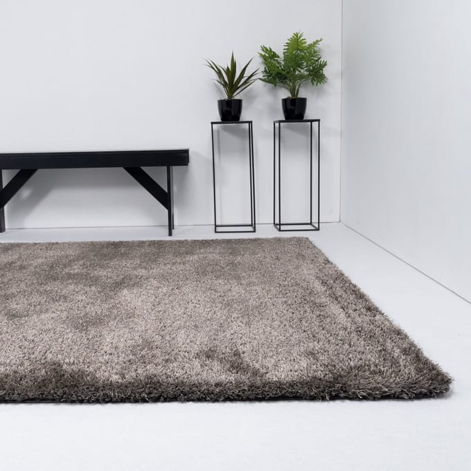 Vloerkleed Xilento Elegance Graphite | 170 x 230 cm