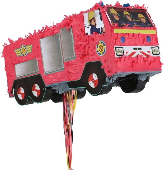 AMSCAN - Brandweerman Sam brandweerwagen pinata - Decoratie > Pinatas