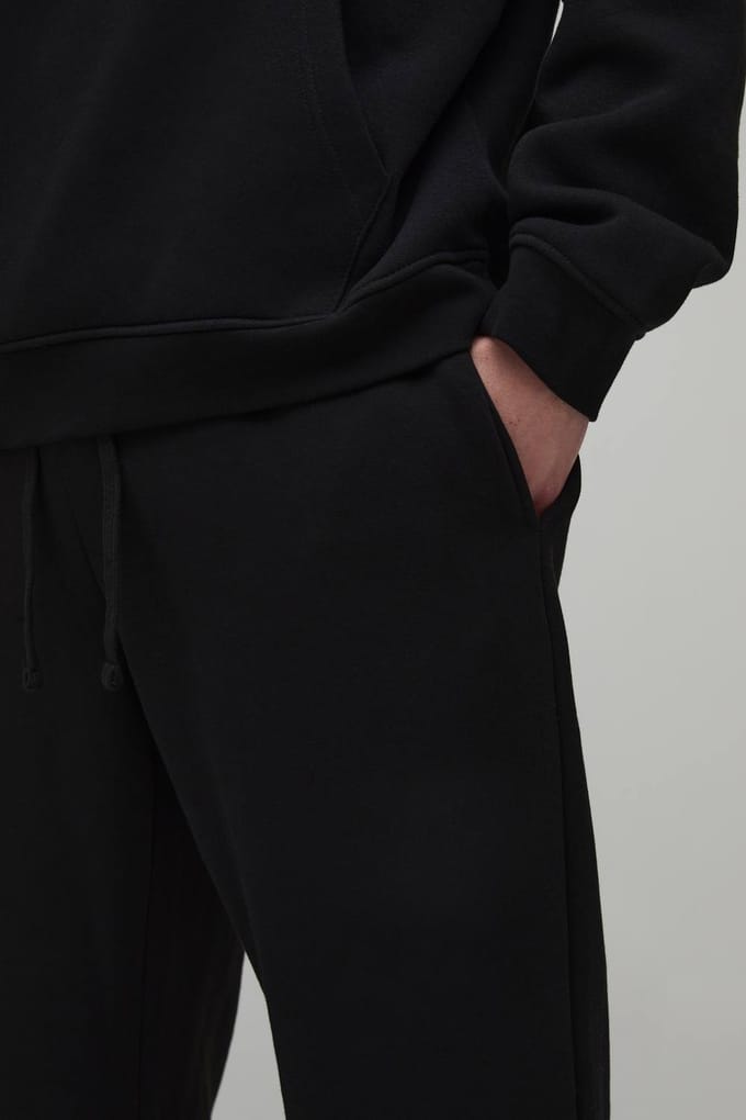 Essential Straight Leg Jogger | Black | Size XS