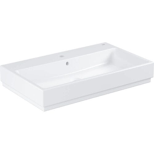 GROHE Cube Ceramic wastafel - Keramiek - 80 x 49 cm - Met antibacteriële afwerking - Wit