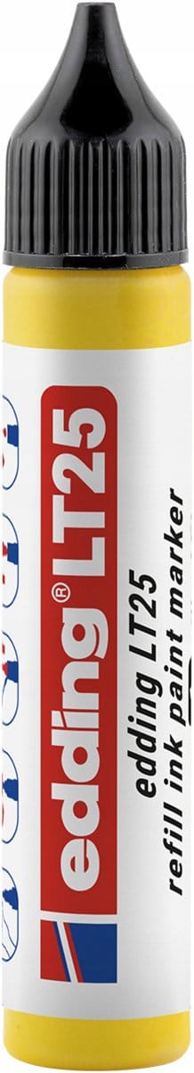 Edding EcoLine LT 25 oliemarker navulinkt - geel (25 ml)