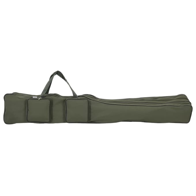 vidaXL - Hengeltas - 160 - cm - oxford - stof - donkergroen