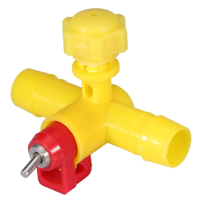 Lot de 10 distributeurs automatiques d'eau pour volaille yellow