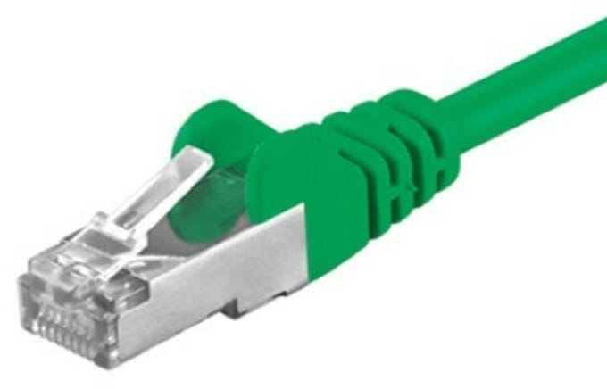 CAT5e FTP patchkabel - 2 meter groen - netwerkkabel - internetkabel - UTP kabel - RJ45 - 1000 mbit/s