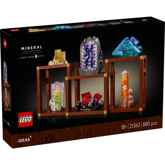 LEGO Ideas Mineralenverzameling, Bouwpakket voor Volwassenen 21362