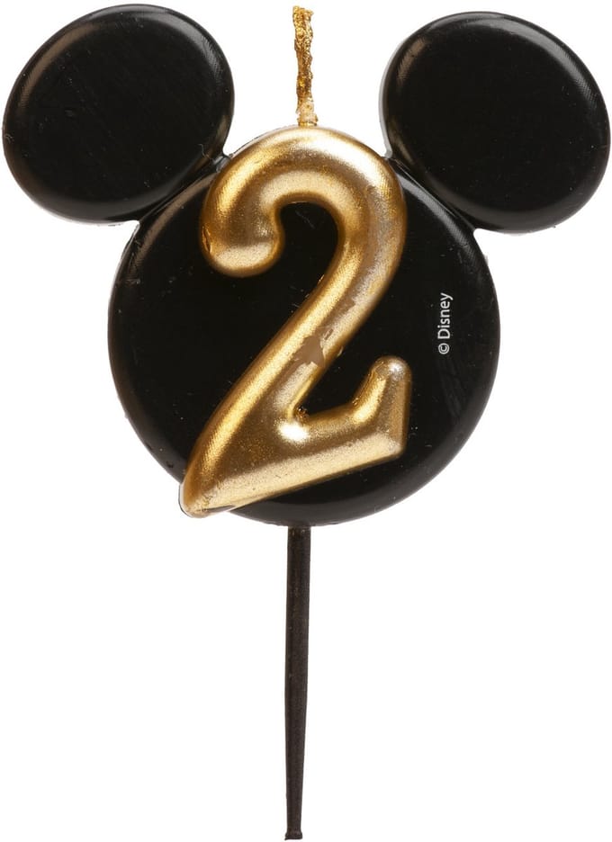 Dekora Kaarsje Mickey Mouse Nummer 2